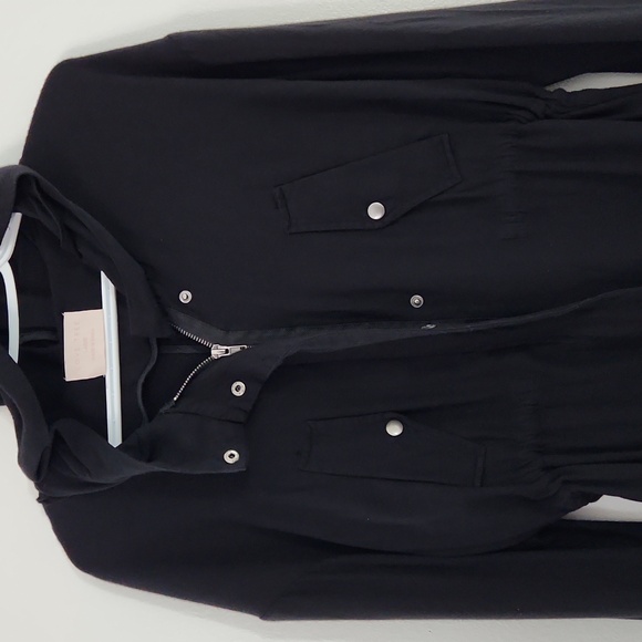 Love Tree Black Hooded Light Jacket size Large - Picture 3 of 10